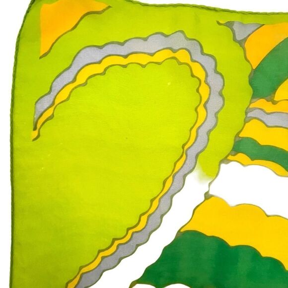 Vintage 70’s Funky Psychedelic Print Scarf - Picture 4 of 8